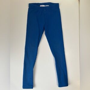 Hanna Anderson Girls Bright Blue Leggings Size 120 cm US 6-7